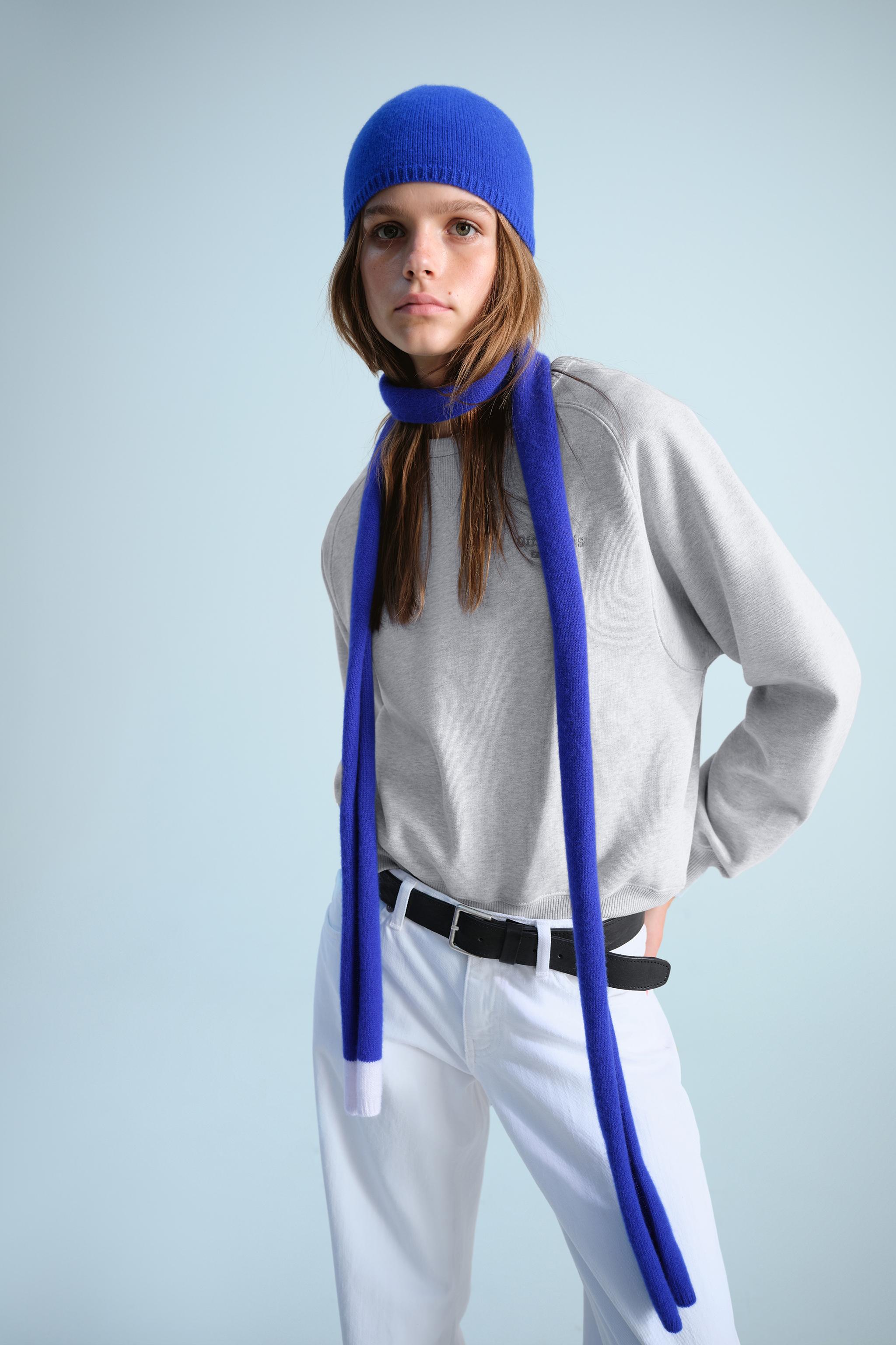 ÉCHARPE 100 % CACHEMIRE RAYURES 0FR. PARIS X ZARA